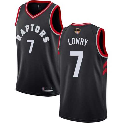Raptors 7 Kyle Lowry Black 2019 NBA Finals Swingman Jersey,We sell and wholesale Raptors 7 Kyle Lowry Black 2019 NBA Finals Swingman Jersey on line form chian!